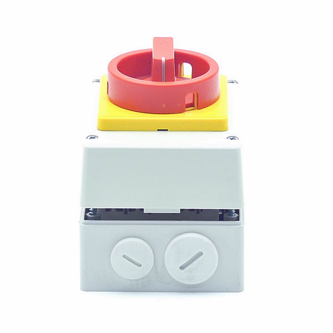 Main emergency-off switch, in plastic enclosure S1 011/HS-T8/2-D-MRG 