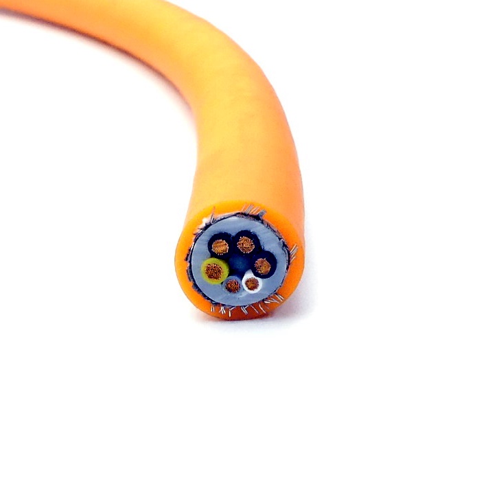 AC servo motor cable 4x1,5mm²+2x1,0mm² 5m