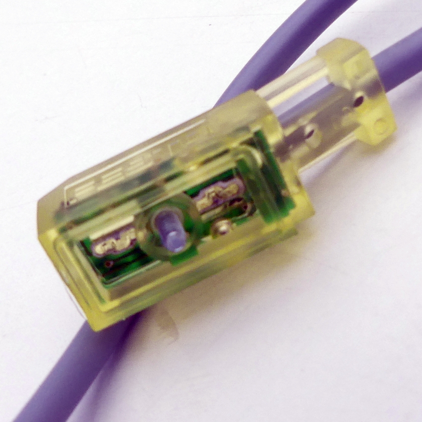 Socket cord KMYZ-9-24-M8-0,5-LED-B 