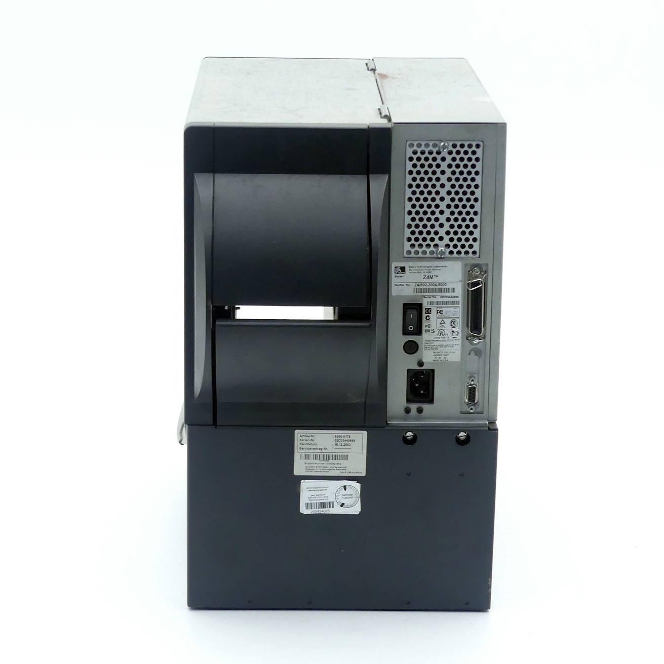 Label printer Z4M Plus 