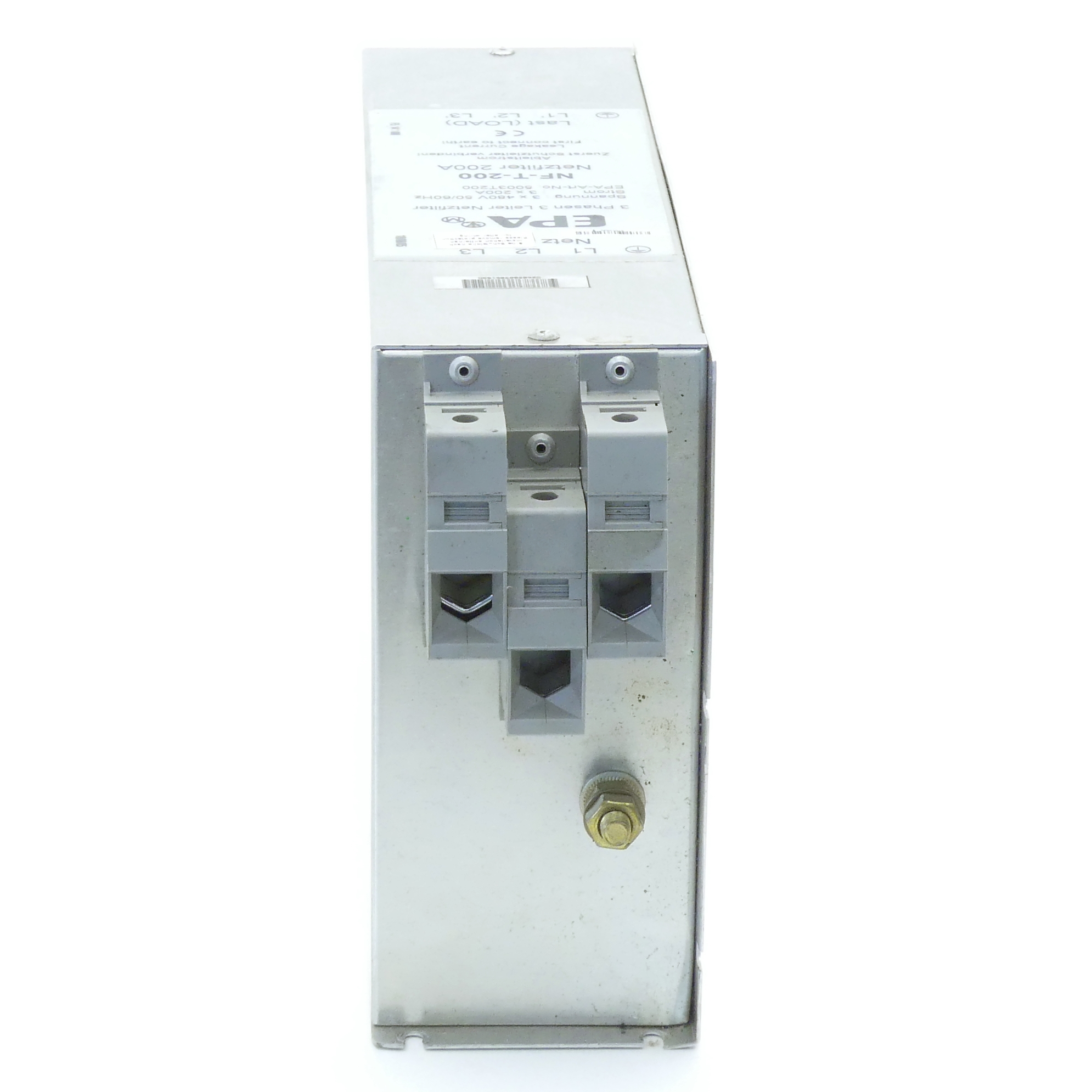 3 phase 3 wire mains filter NF-T-200 