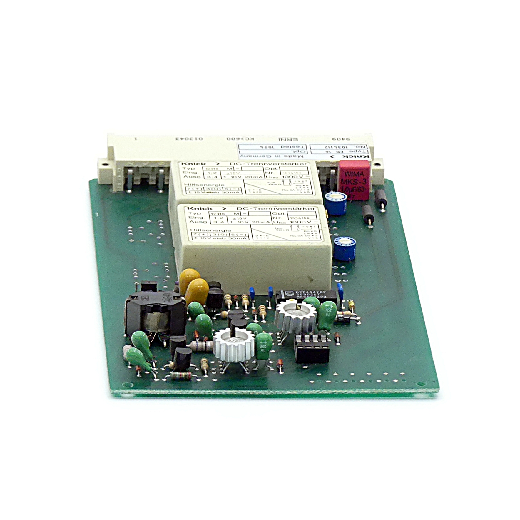 Isolation amplifier EK 16