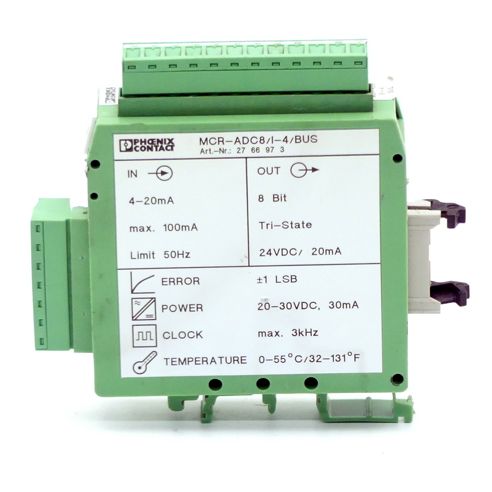 Überwachungsbaustein MCR-ADC 8-I- 4-BUS 
