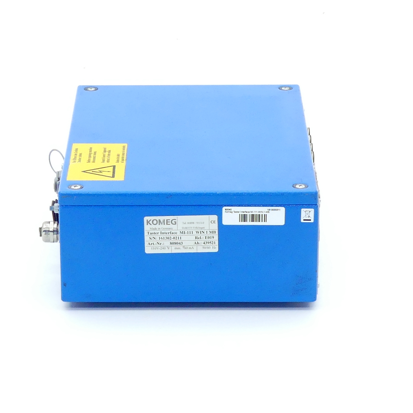 KOMEG Taster Interface MI-111 WIN 1 MB  