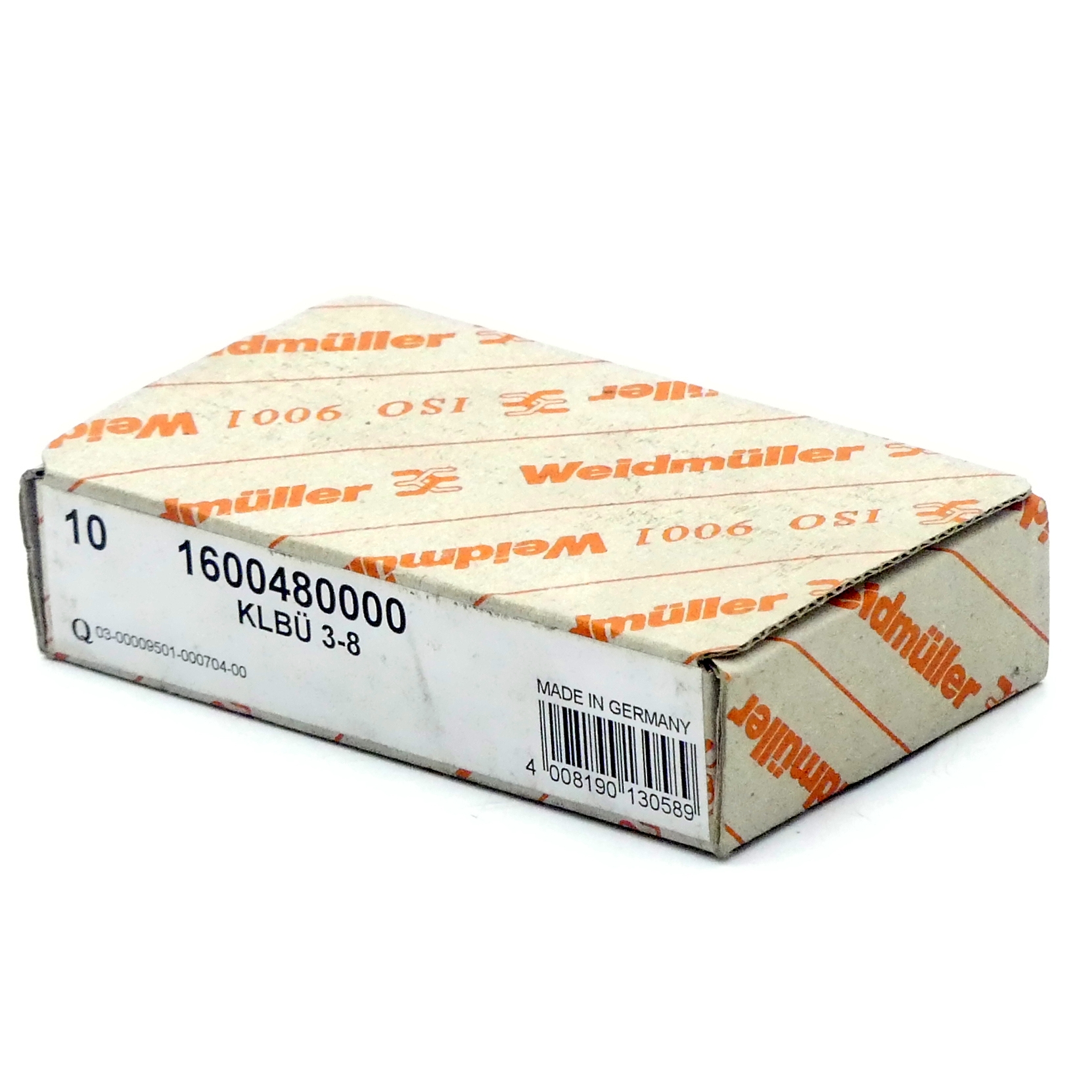 Clamp bracket for shield connection KLBÜ 3-8 