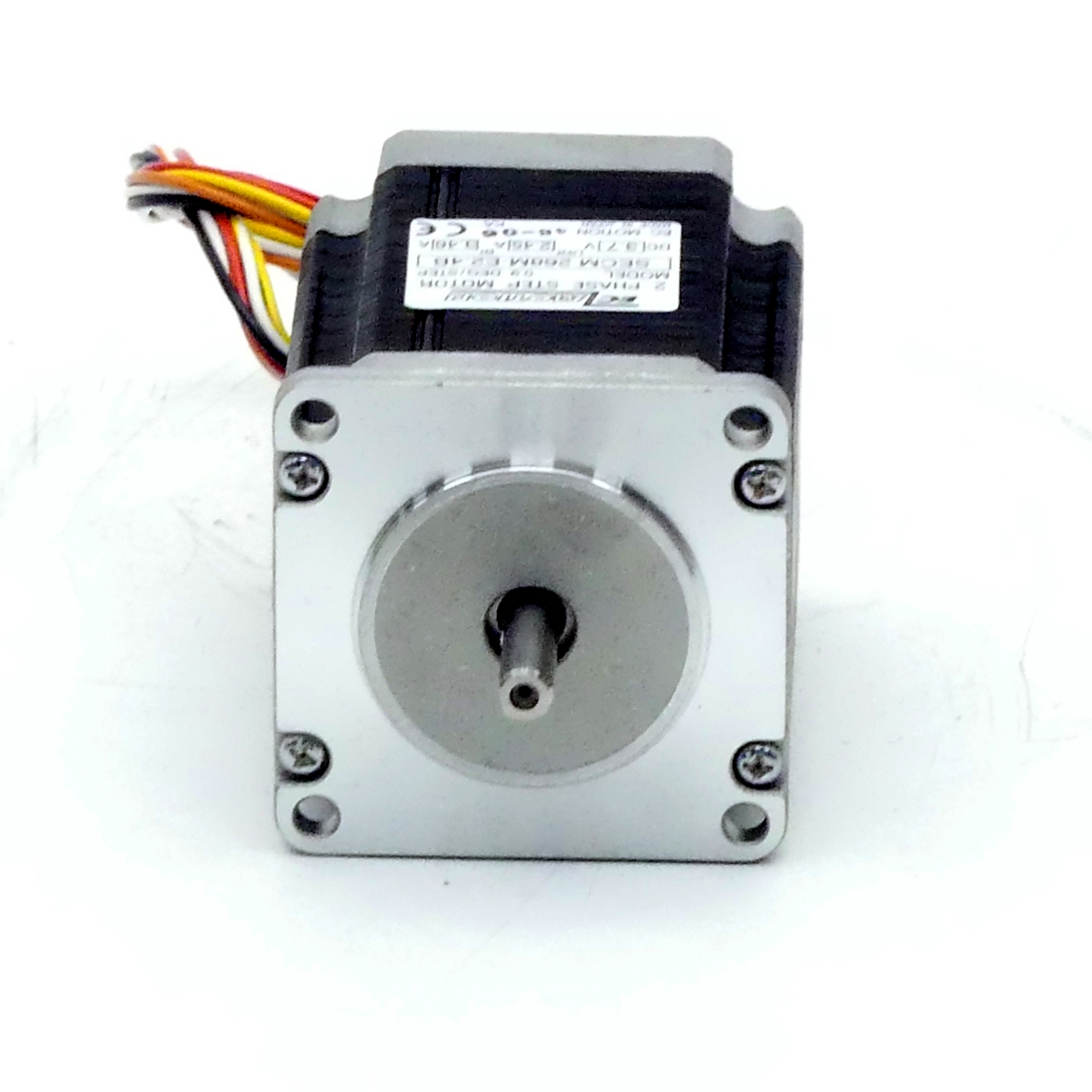 NEMA23 2-phase stepper motor 0.9° 1.45Nm Strands: 8 2.45A 2 shaft ends: 6.35mm  