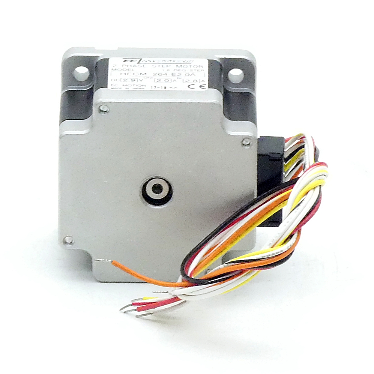 NEMA24 2-Phasen-Schrittmotor 1.8° 0.85Nm Litzen:8 2.0A Frontwelle:8mm  