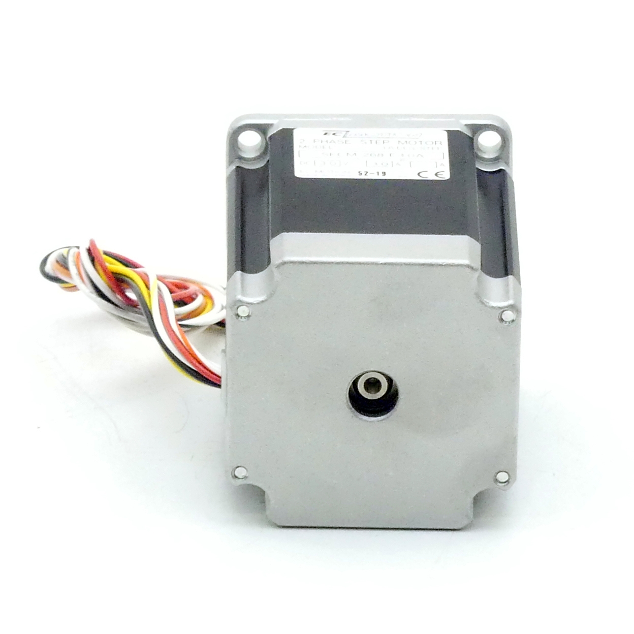 NEMA23 2-Phasen-Schrittmotor 1.8° 1.35Nm Litzen:8 3.0A Frontwelle:6.35mm  