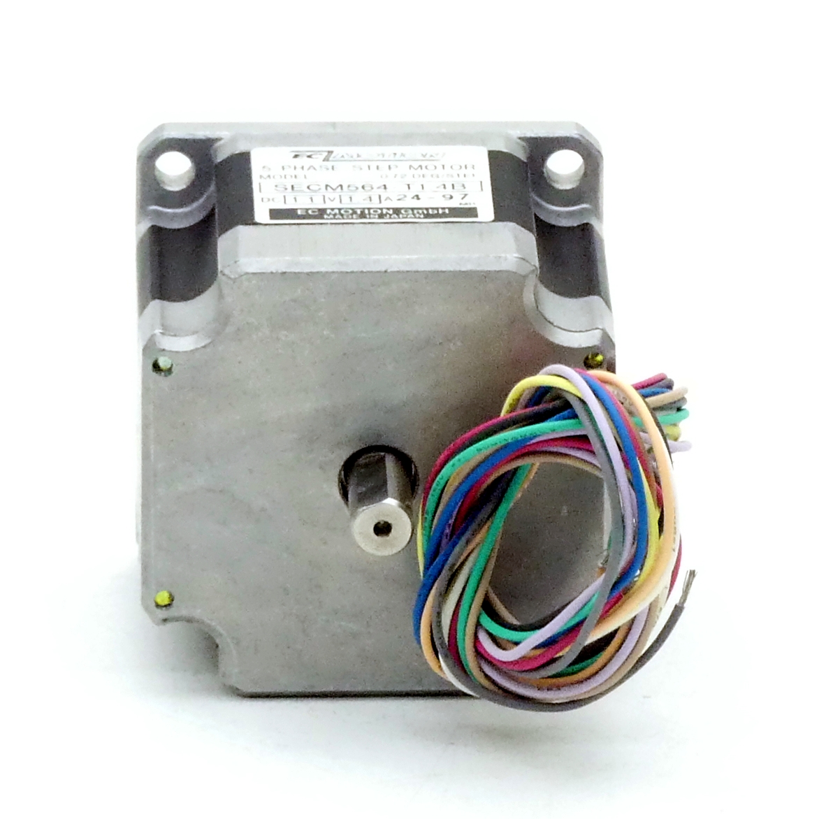 SIZE60 5-Phasen-Schrittmotor 0.72° 0.42Nm Anschlußkasten 1.4A 2-Wellenenden:8mm  