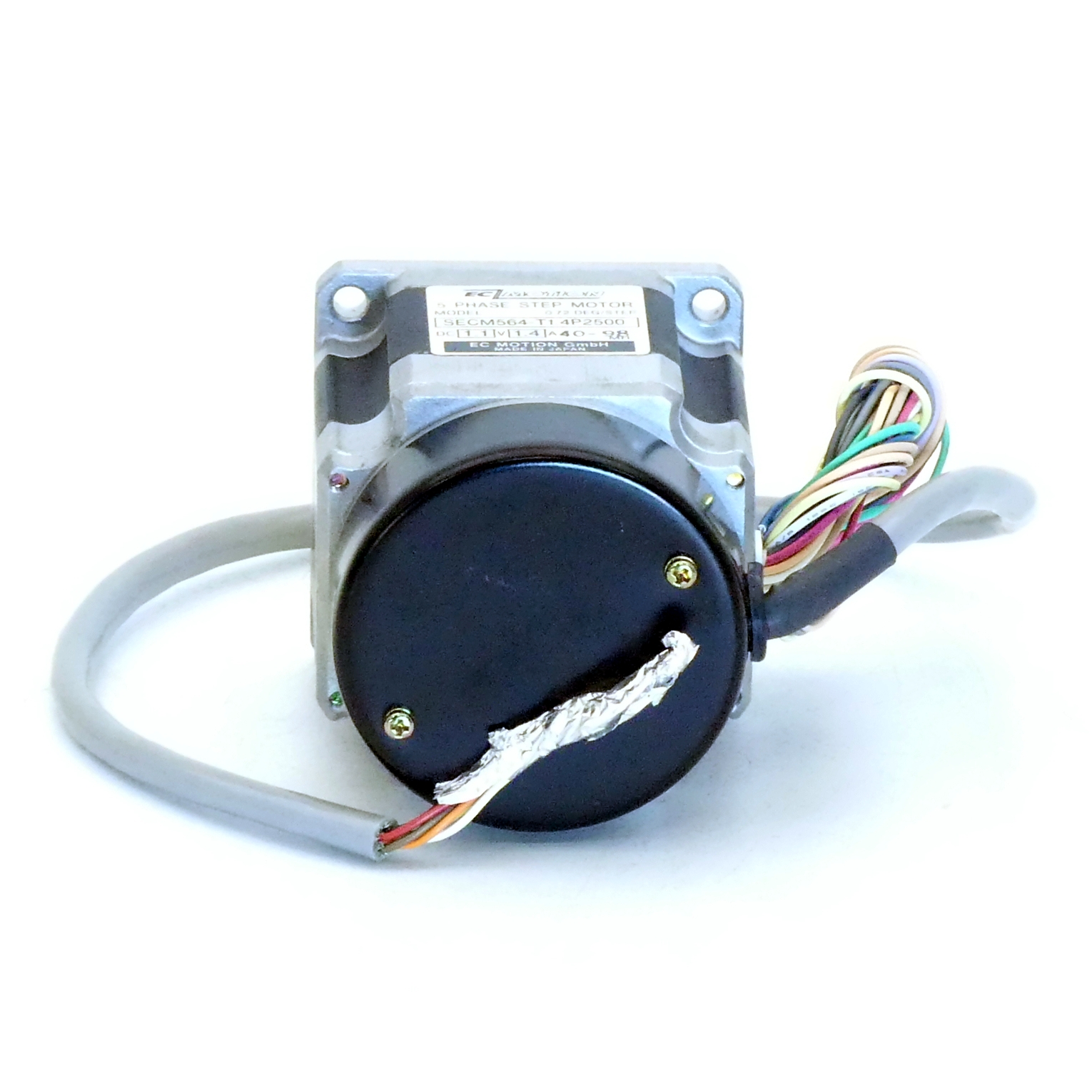 SIZE60 5-phase stepper motor 0.72° 0.42Nm Junction box 1.4A Front shaft: 8mm Encoder line driver  New FS