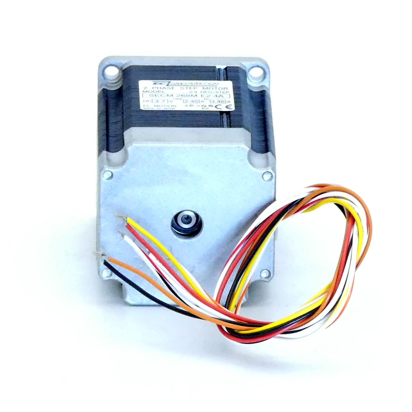 NEMA23 2-Phasen-Schrittmotor 0.9° 1.45Nm Litzen:8 2.45A Frontwelle:6.35mm  Neu OVP