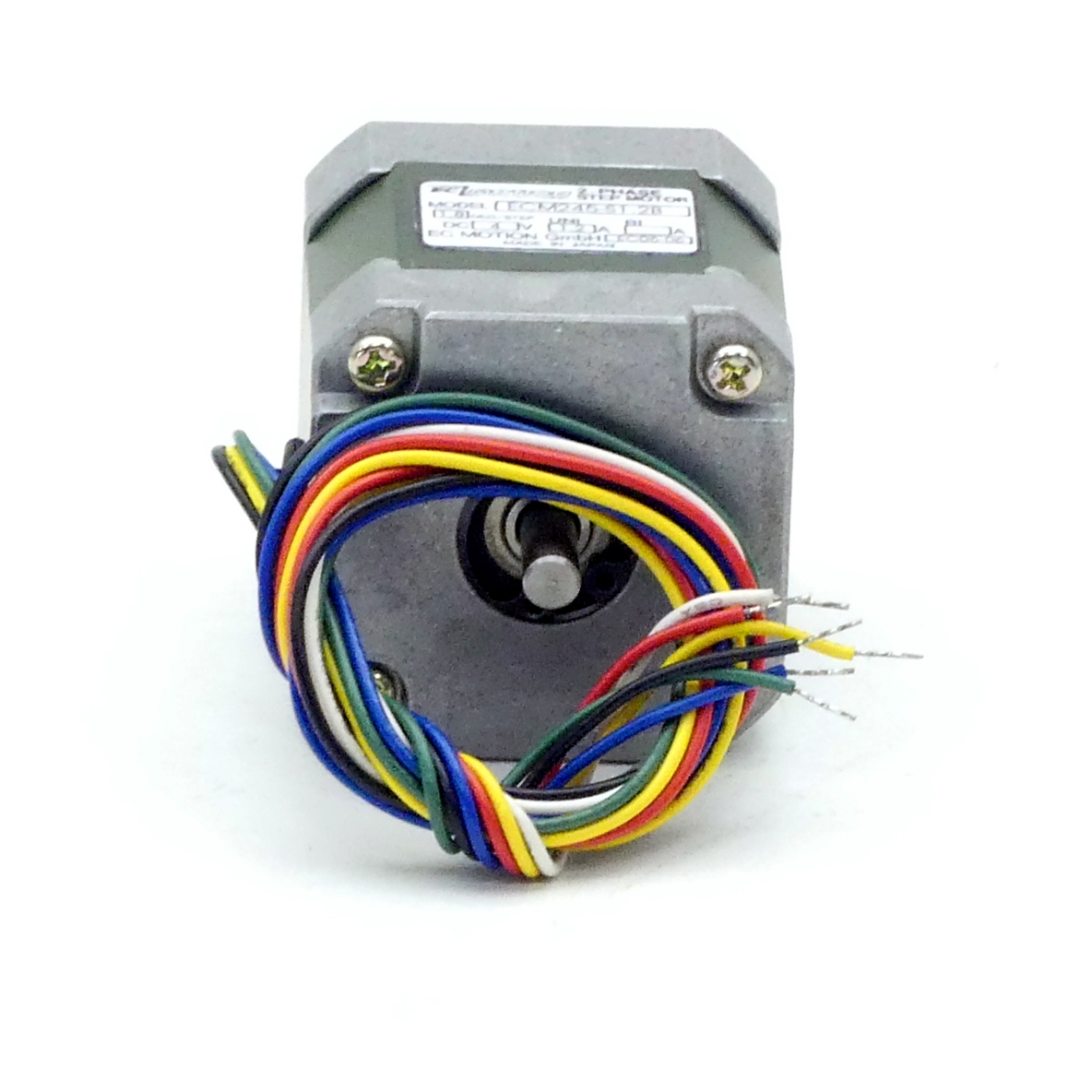 NEMA17 2-Phasen-Schrittmotor 1.8° 0.22Nm Litzen:6 1.2A 2-Wellenenden:5mm  Neu OVP