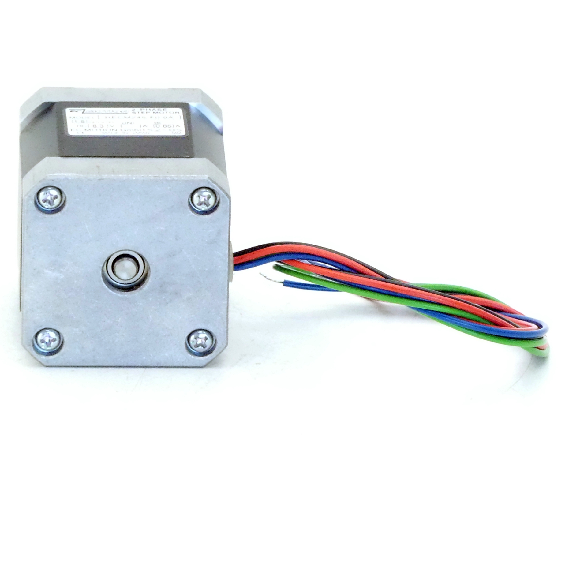 NEMA17 2-Phasen-Schrittmotor 1.8° 0.62Nm Litzen:4 0.85A Frontwelle:5mm  Neu OVP