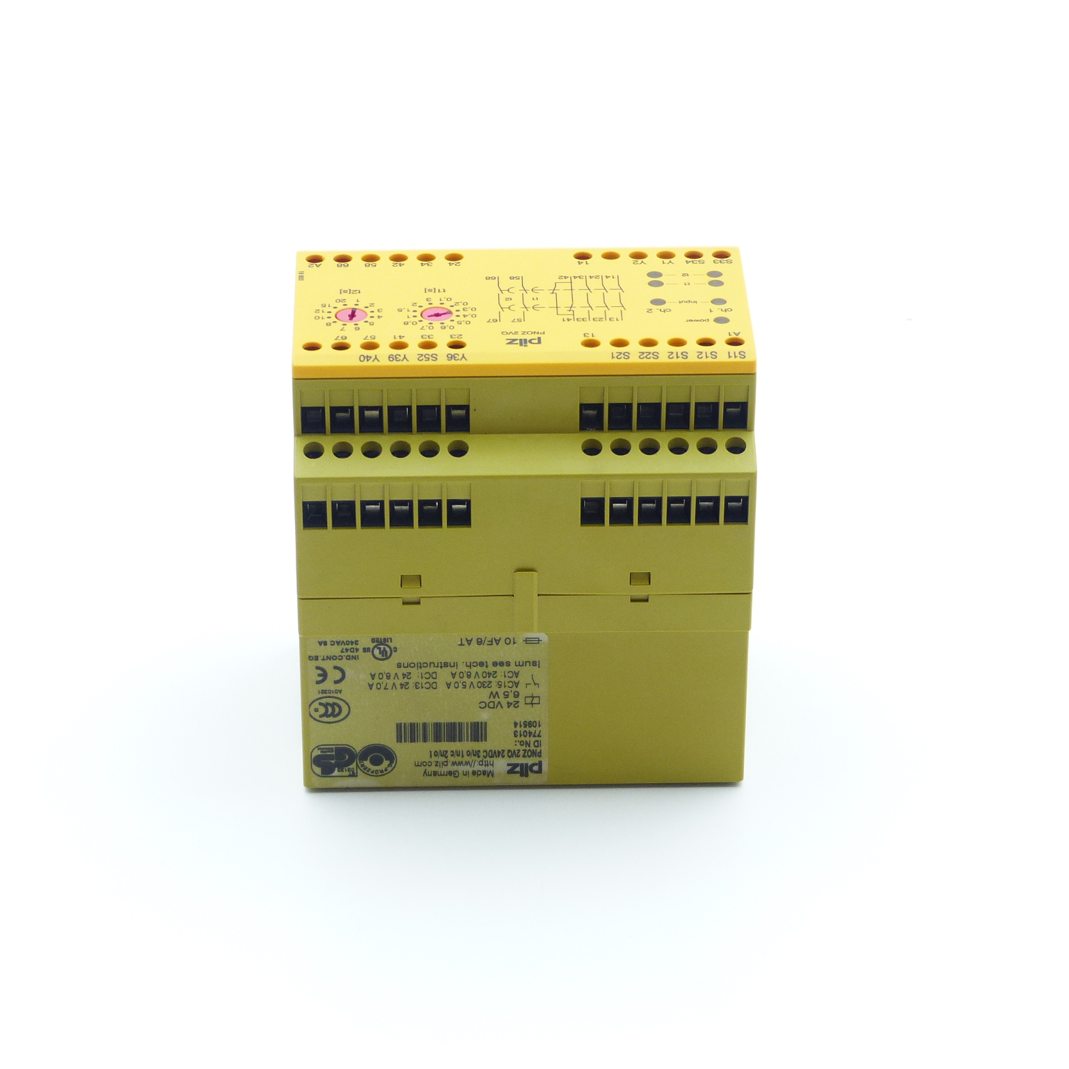 Safety Relay PNOZ 2VQ 24 VDC 