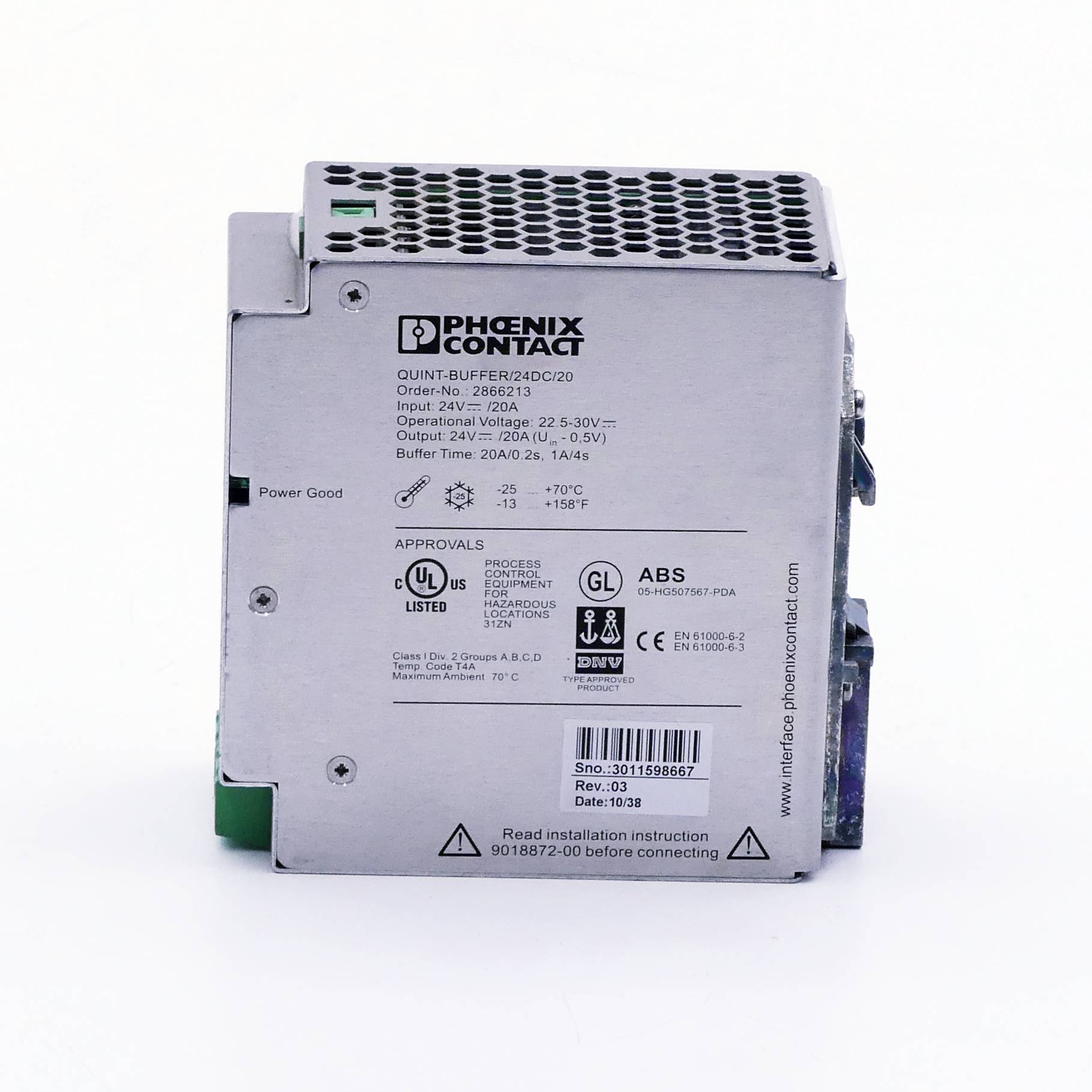 QUINT-BUFFER/24DC/20  Used