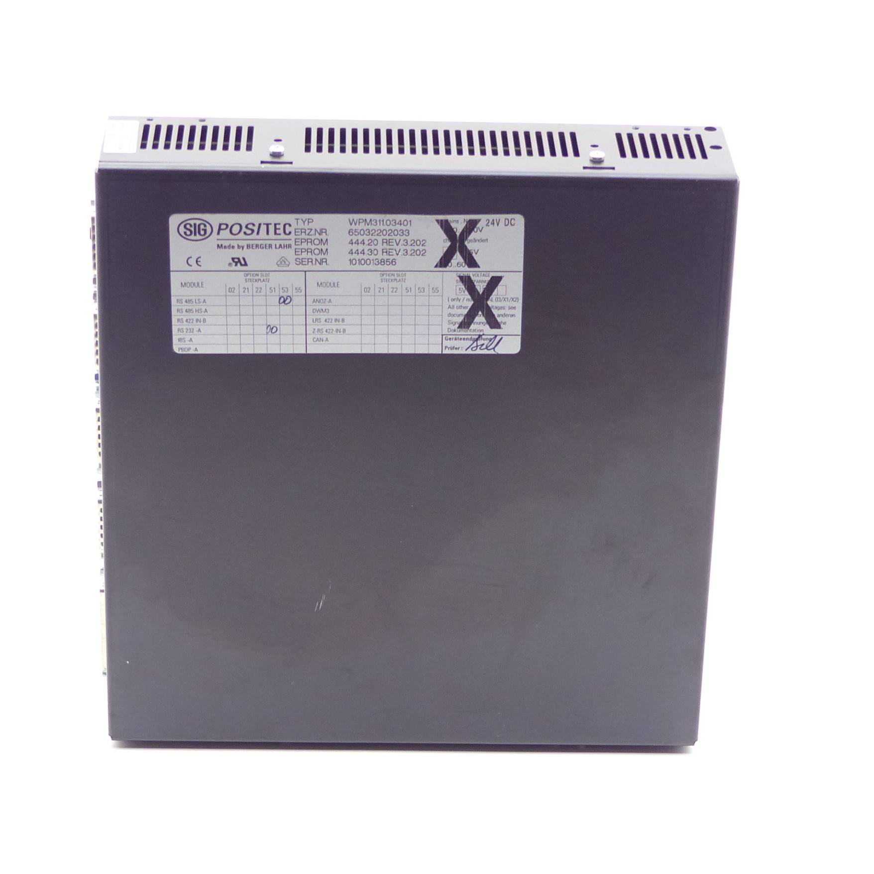 4 axis positioning unit with parallel sequence controlWPM311.03401 D 232/485L EEP OED3V3 