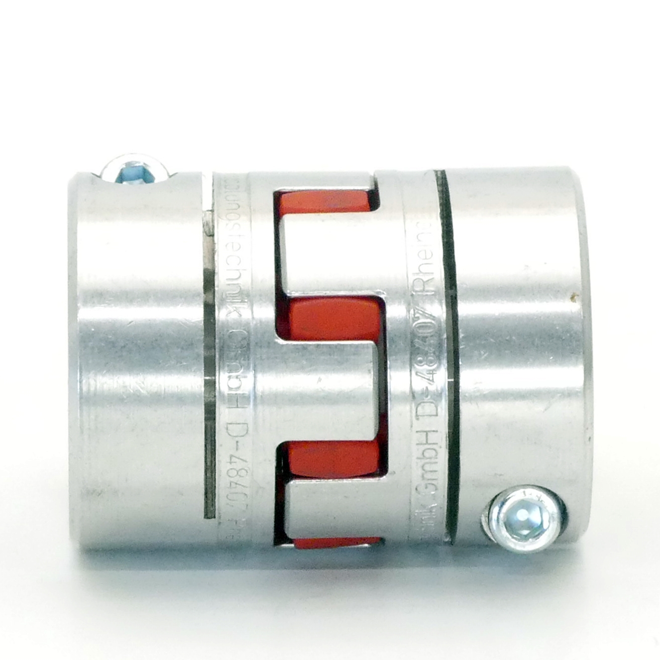Claw coupling w. clamping hubs