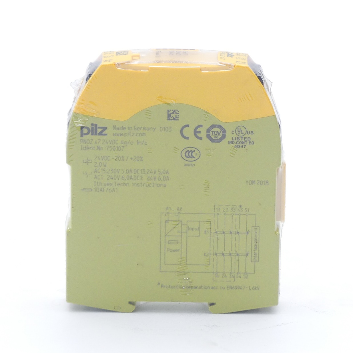 PNOZ s7 24VDC 4n/o 1n/c Sicherheitsschaltgerät  