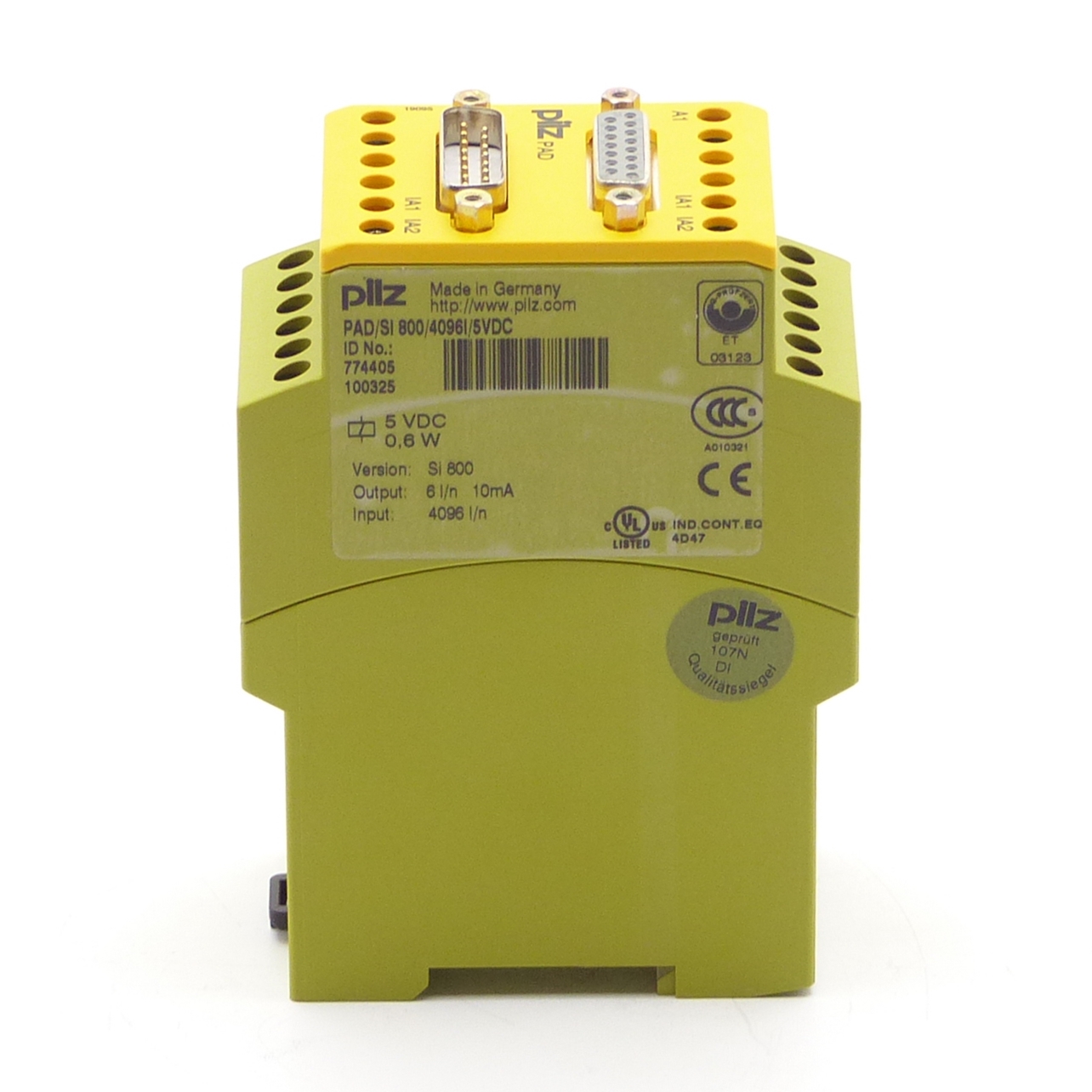 Safe Monitoring Relay PAD/SI 800/4096I/5VDC  