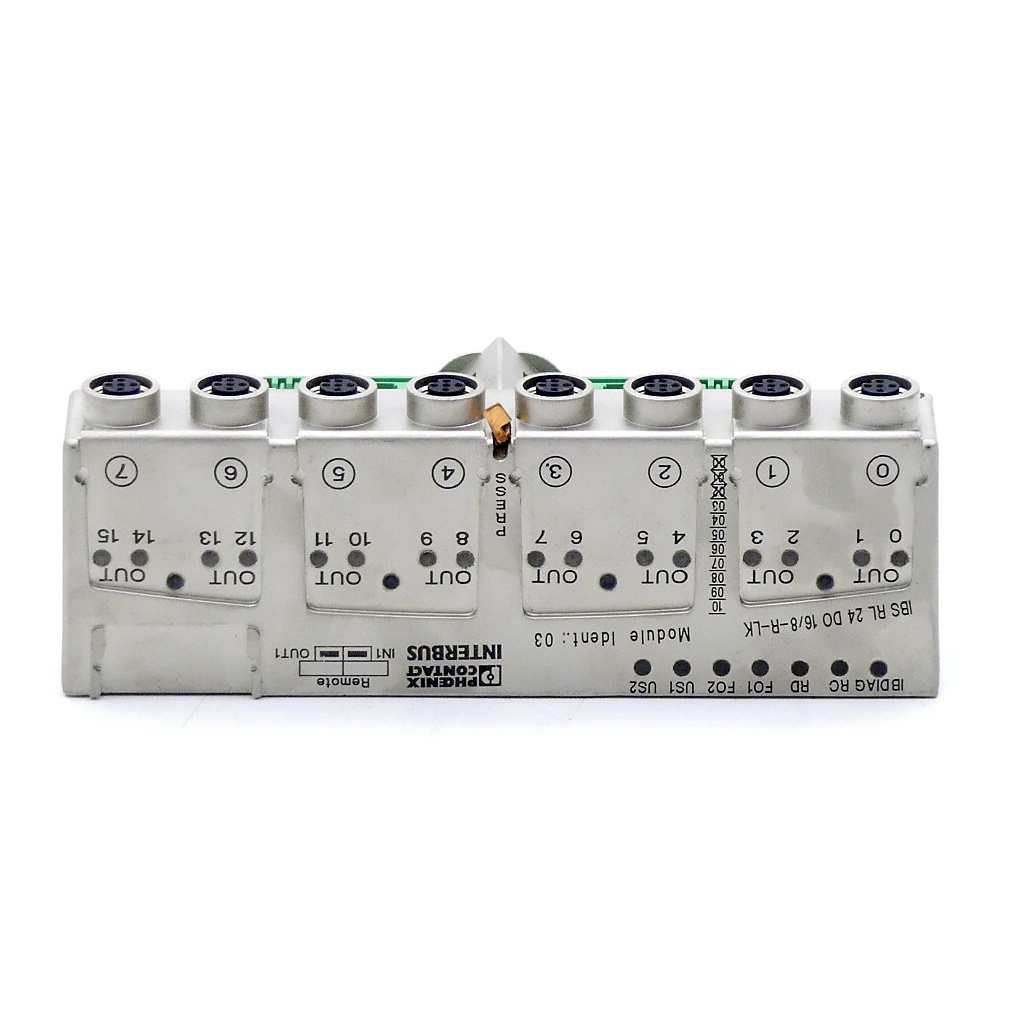 Dezentrales I/O-Gerät IBS RL 24 DO 16/8-R-LK