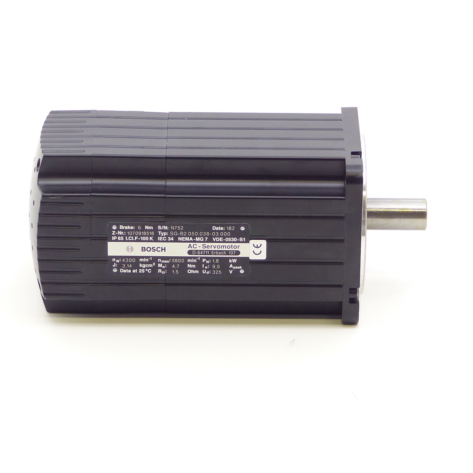 AC-Servomotor SG-B2.050.038-03.000 