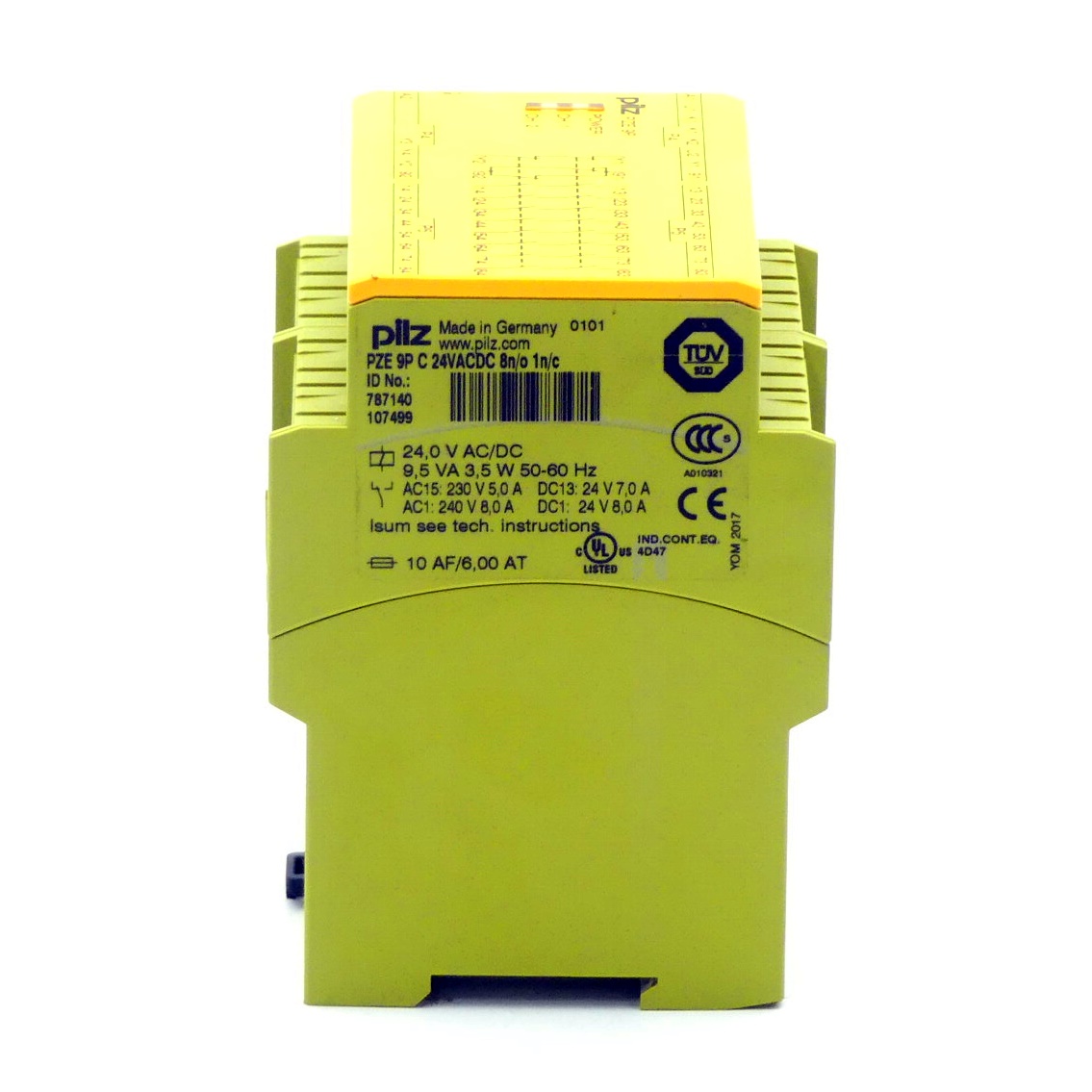 Contact expansion block PZE 9P C 24VACDC 8n/o 1n/c