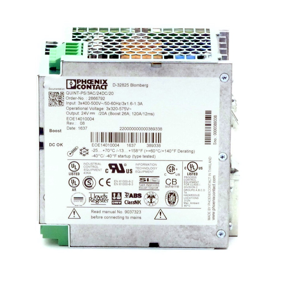 Power supply unit QUINT-PS/3AC/24DC/20  