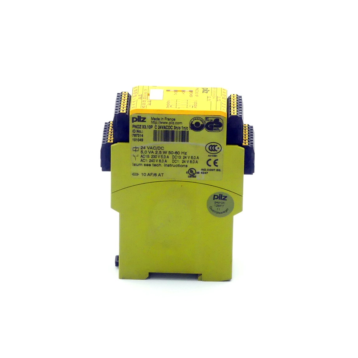 Sichheitesrelais PNOX X3.10P C 24VACDC 3n/o 1n/c 