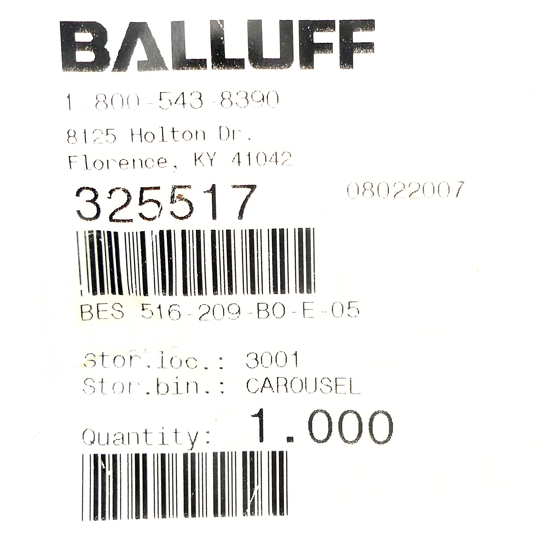 Induktiver Näherungsschalter BES0286 