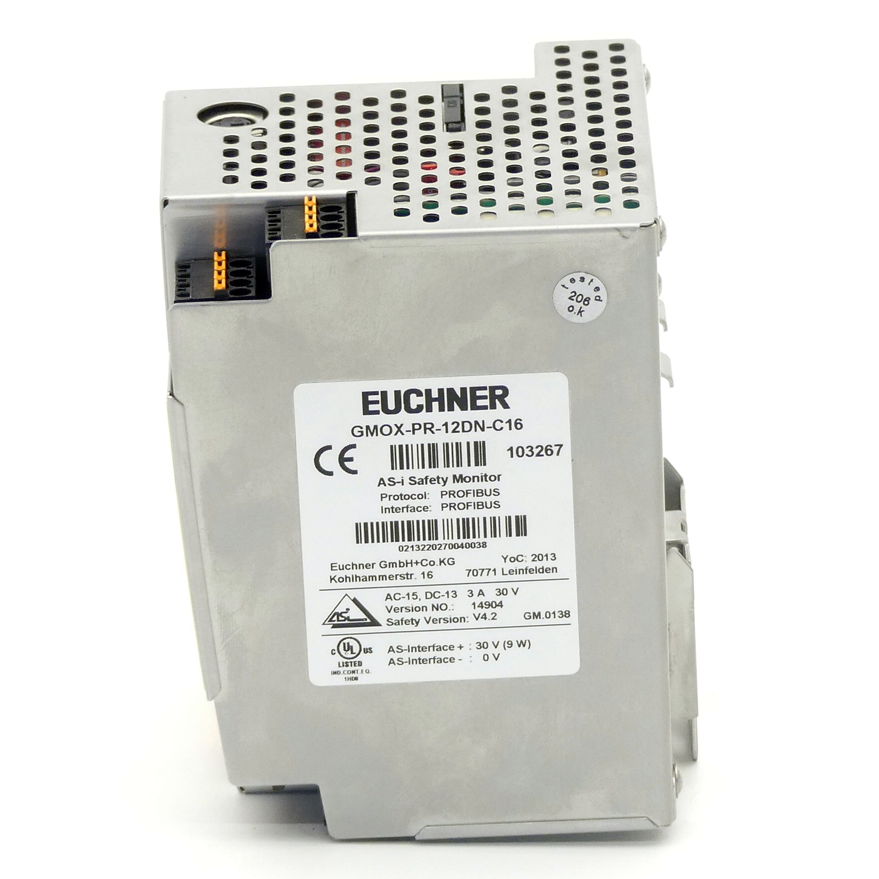 AS-i Safety monitor GMOX-PR-12DN-C16 