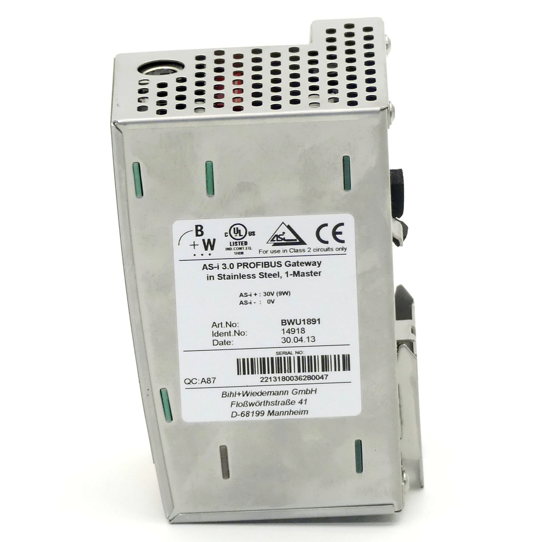 AS-i 3.0 PROFIBUS Gateway