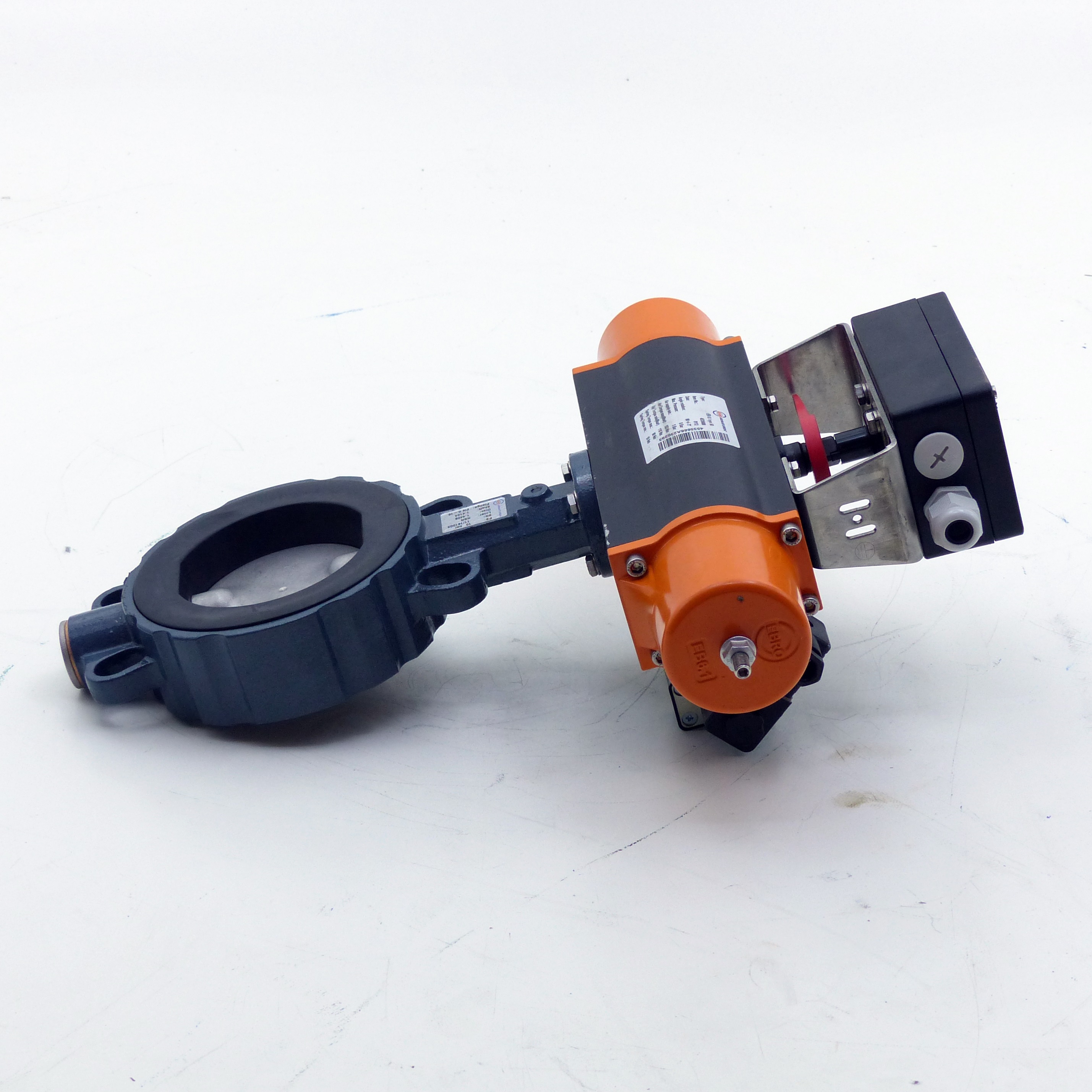 Pneumatic Swivel Drive with butterfly valve 