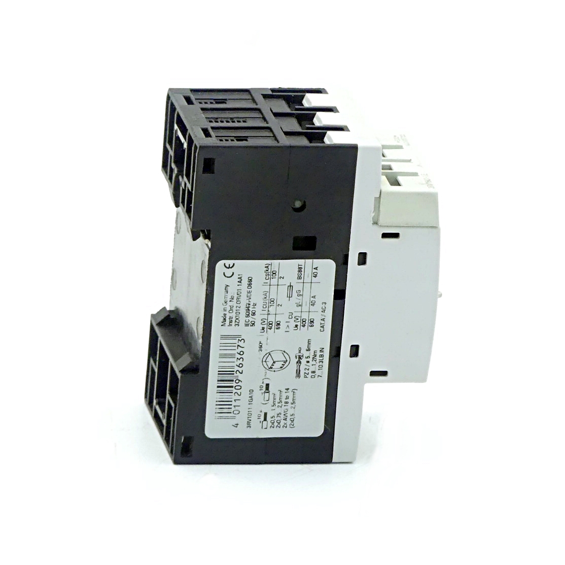 Motor protection switch 0,45-0,63A 