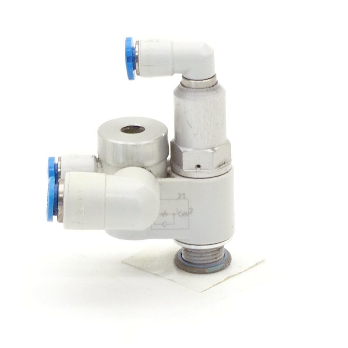 One-way flow control valve GRXA-HG-1/8-QS-6