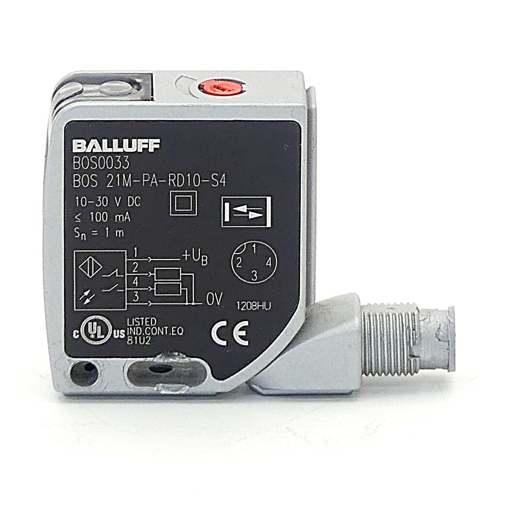 Diffuse sensors BOS 21M-PA-RD10-S4 