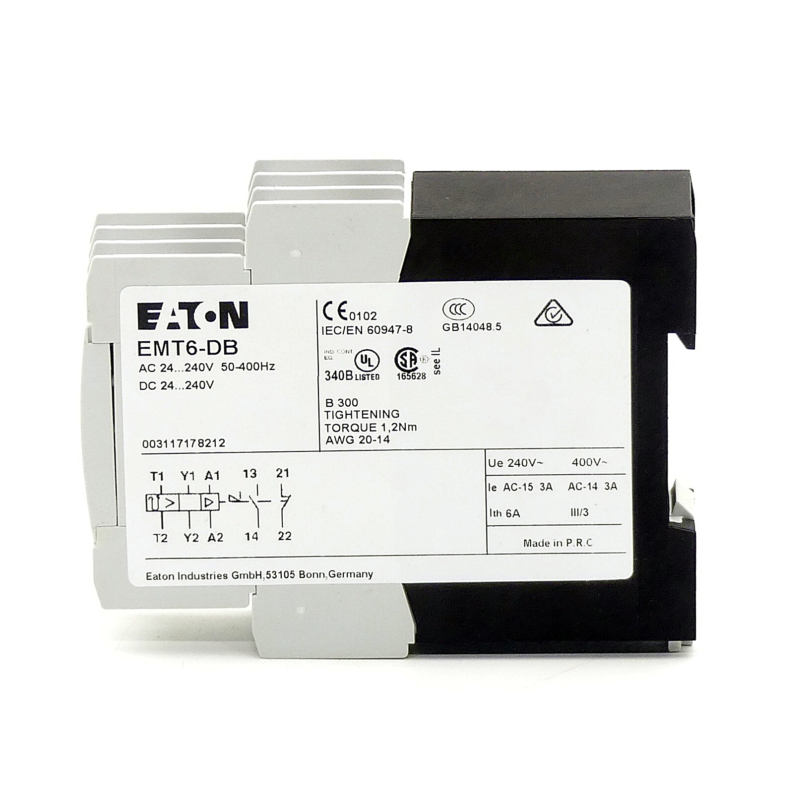 Thermistor motor protection relay 