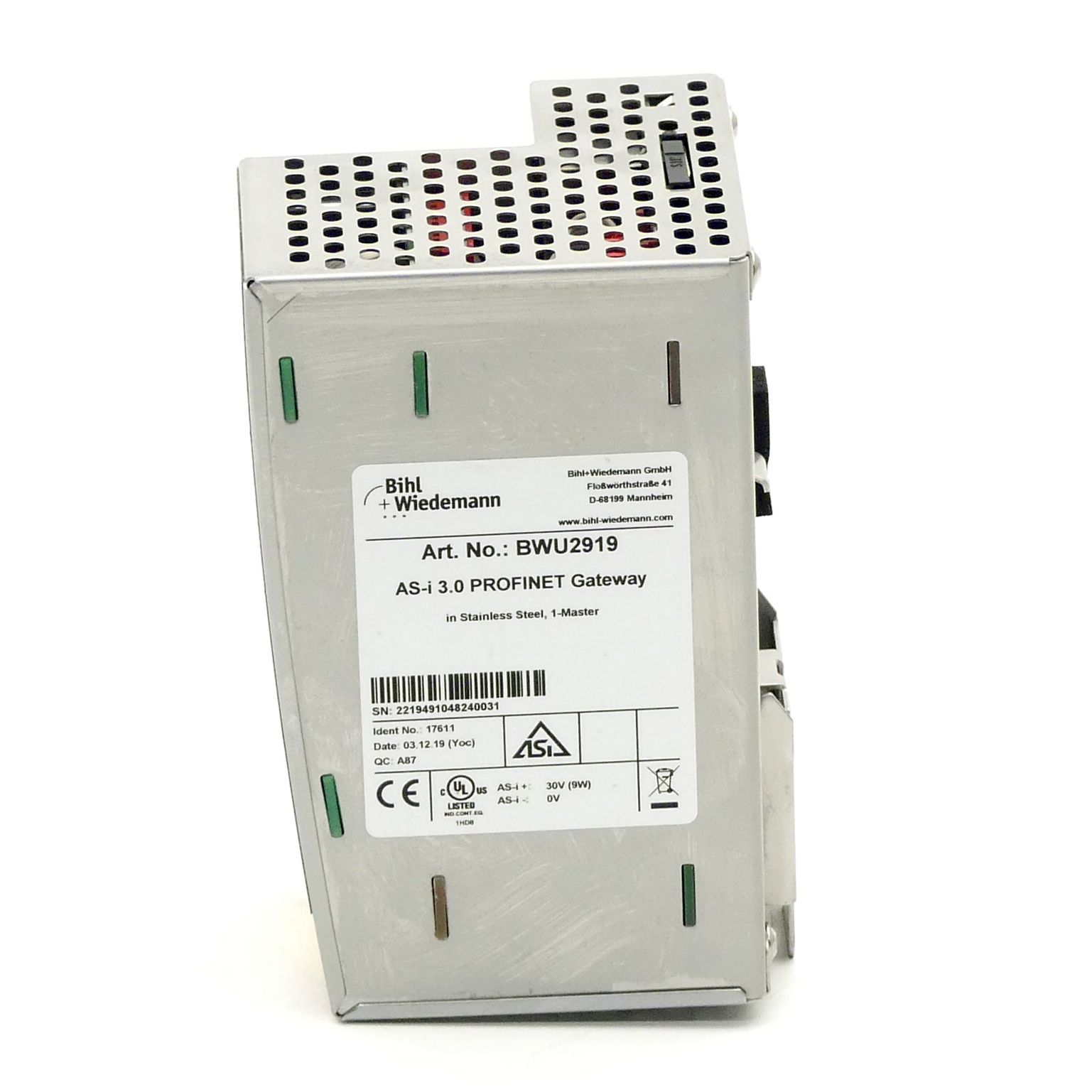 AS-i 3.0 PROFINET Gateway 