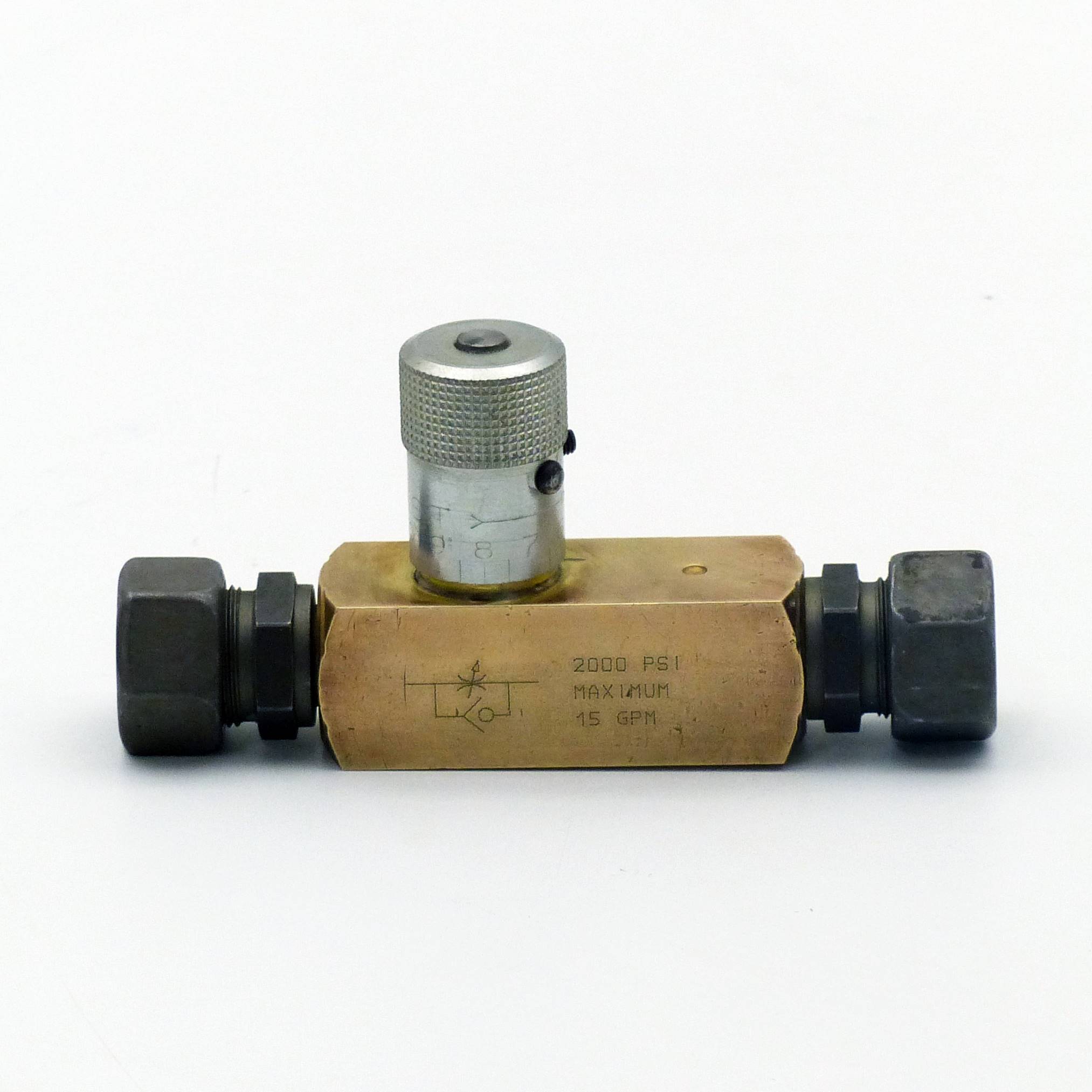 One-way flow control valve 