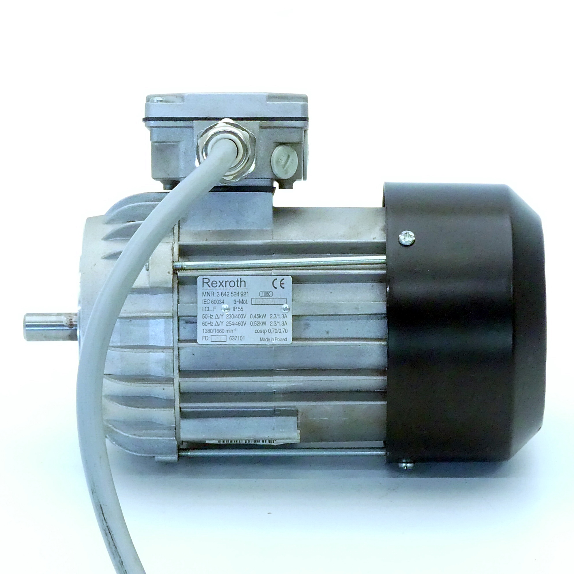three-phase motor with cable 3 842 524 921 