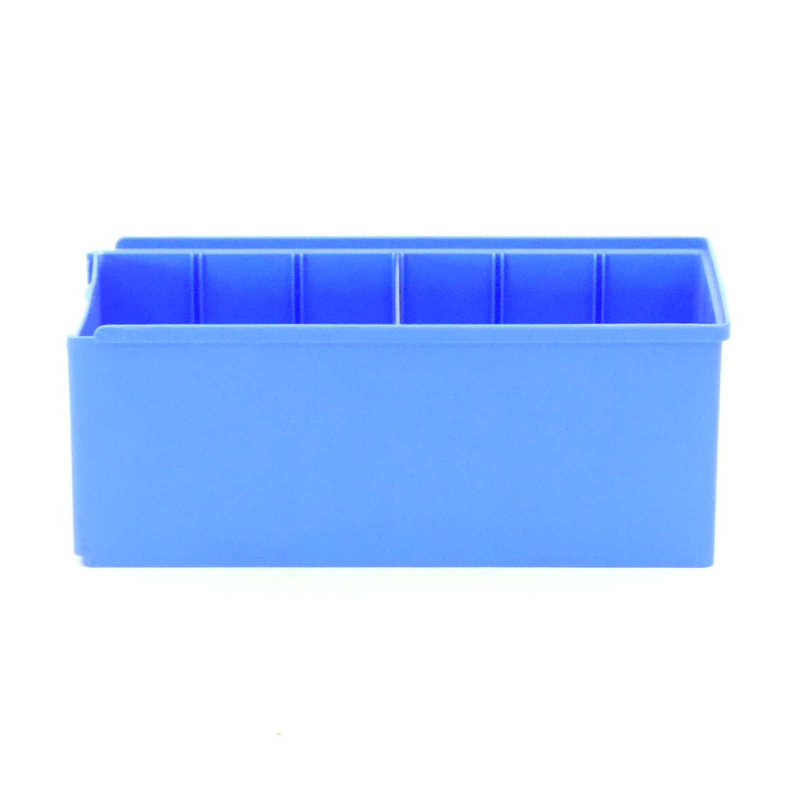 10 pieces boxes RK 300, 6 compartments, blue