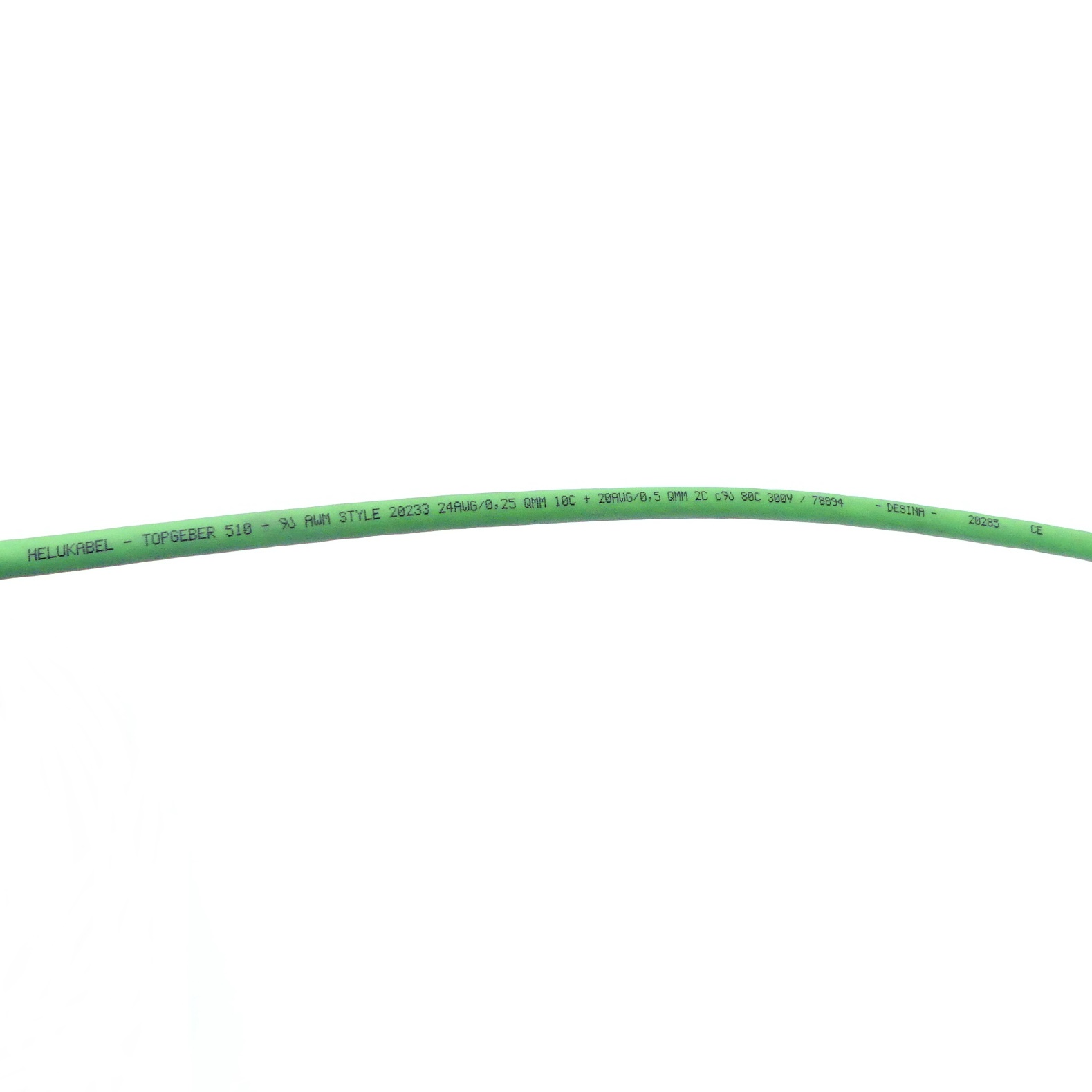 Cable Helukabel-Topgeber 510 - AWM Style 20233 24AWG/0,25qmm 10C + 20AWG/0,5qmm 2C / 78894