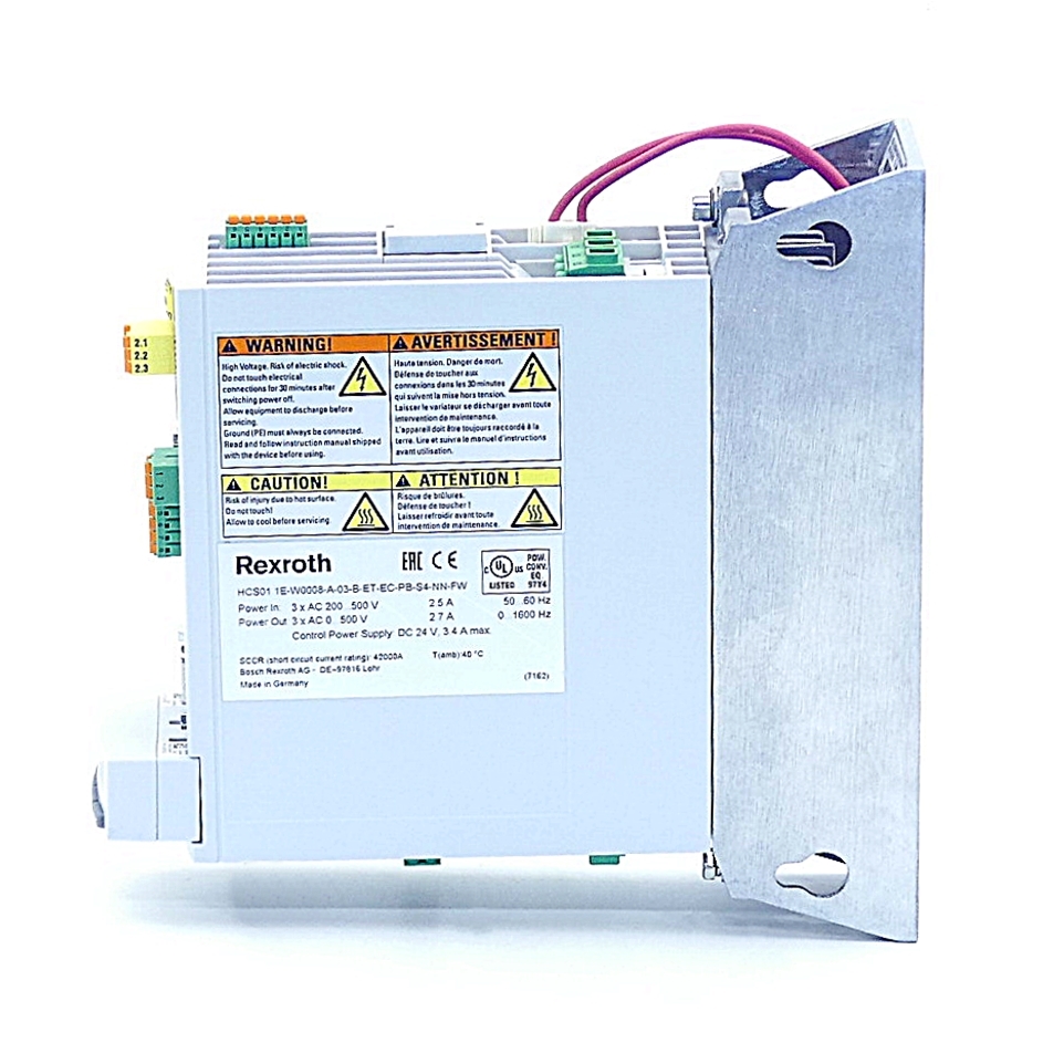 IndraDrive Cs Kompaktumrichter HCS01.1E-W0008-A-03-B-ET-EC-PB-S4-NN-FW 