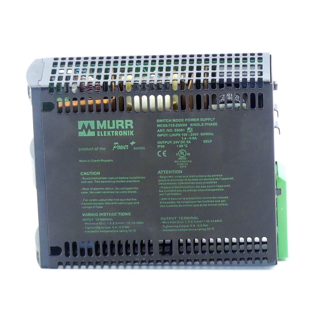 Netzteil MCS5-115-230/24 Gebraucht