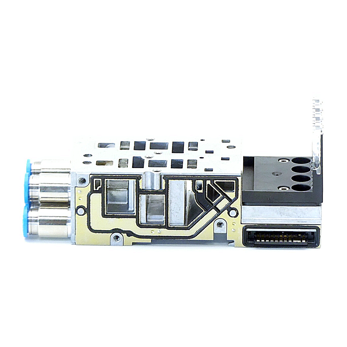 Sub-base VMPA2-FB-AP-2-1 with electronics module VMPA2-FB-EMG-4 