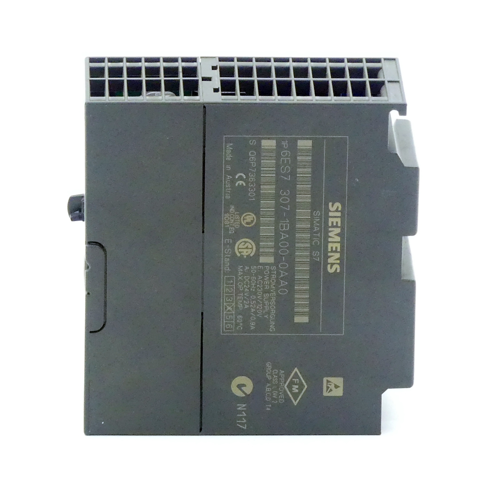 Power supply Simatic S7 PS307 Used