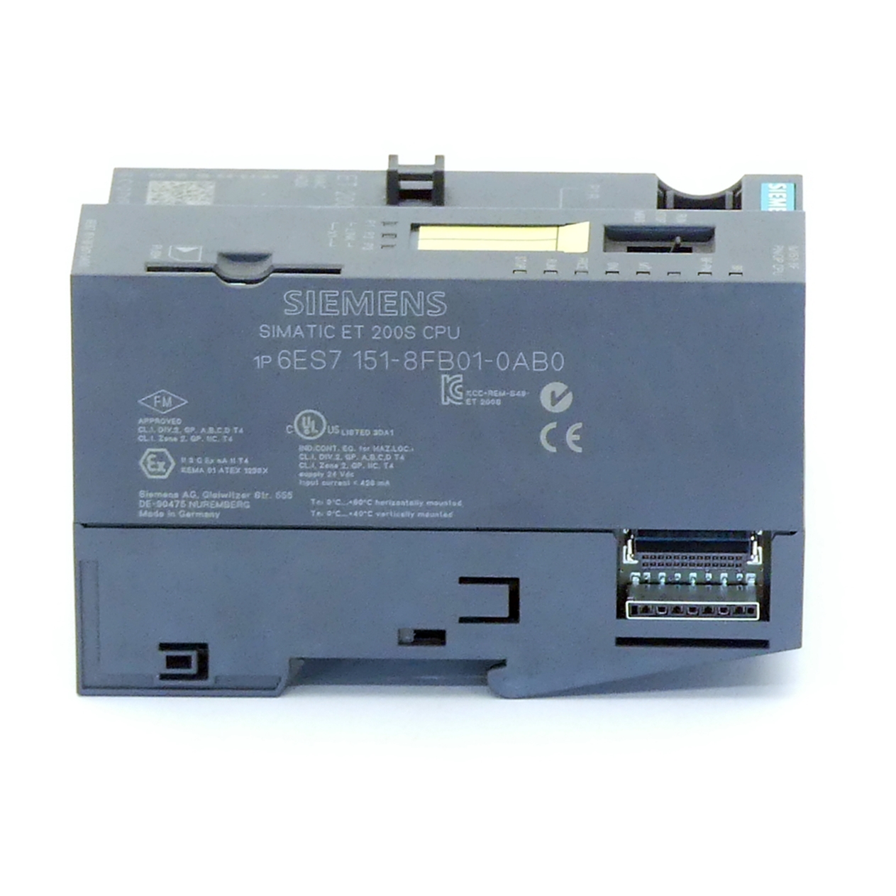 Simatic DP IM151-8F CPU ET200S 6ES7 151-8FB01-0AB0