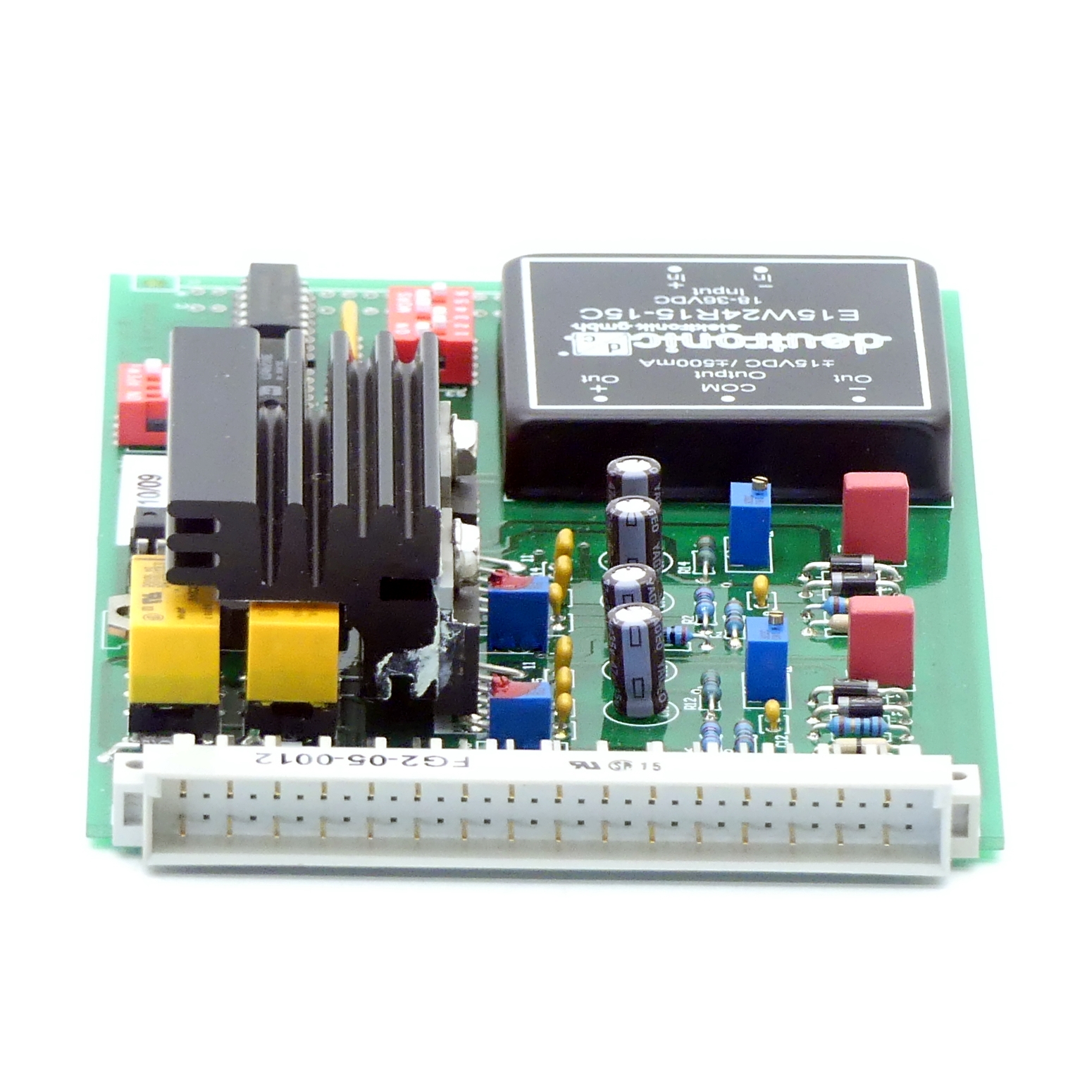 Circuit board with power supply