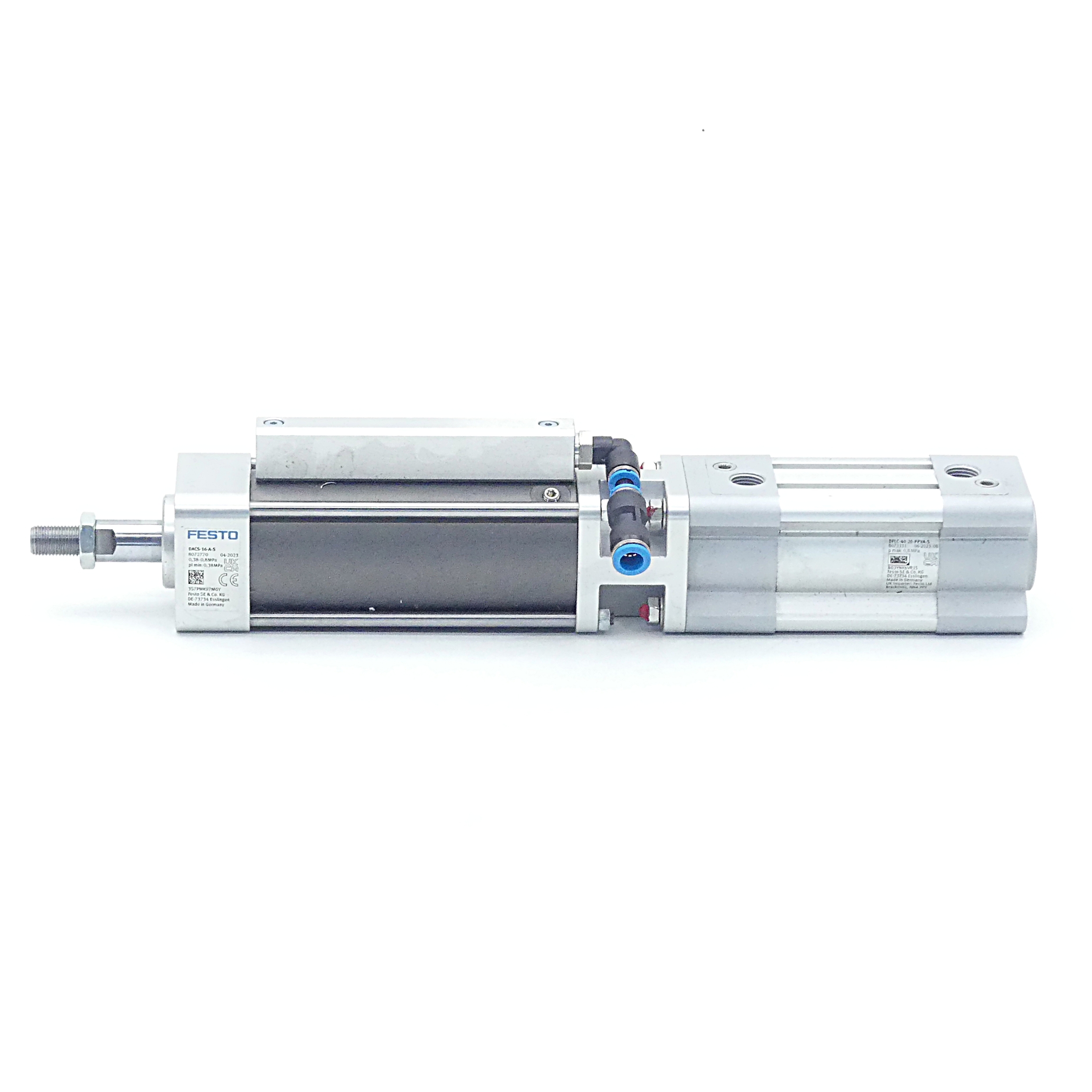Cylinder with holding brake CFLC-40-20-PPVA-S 