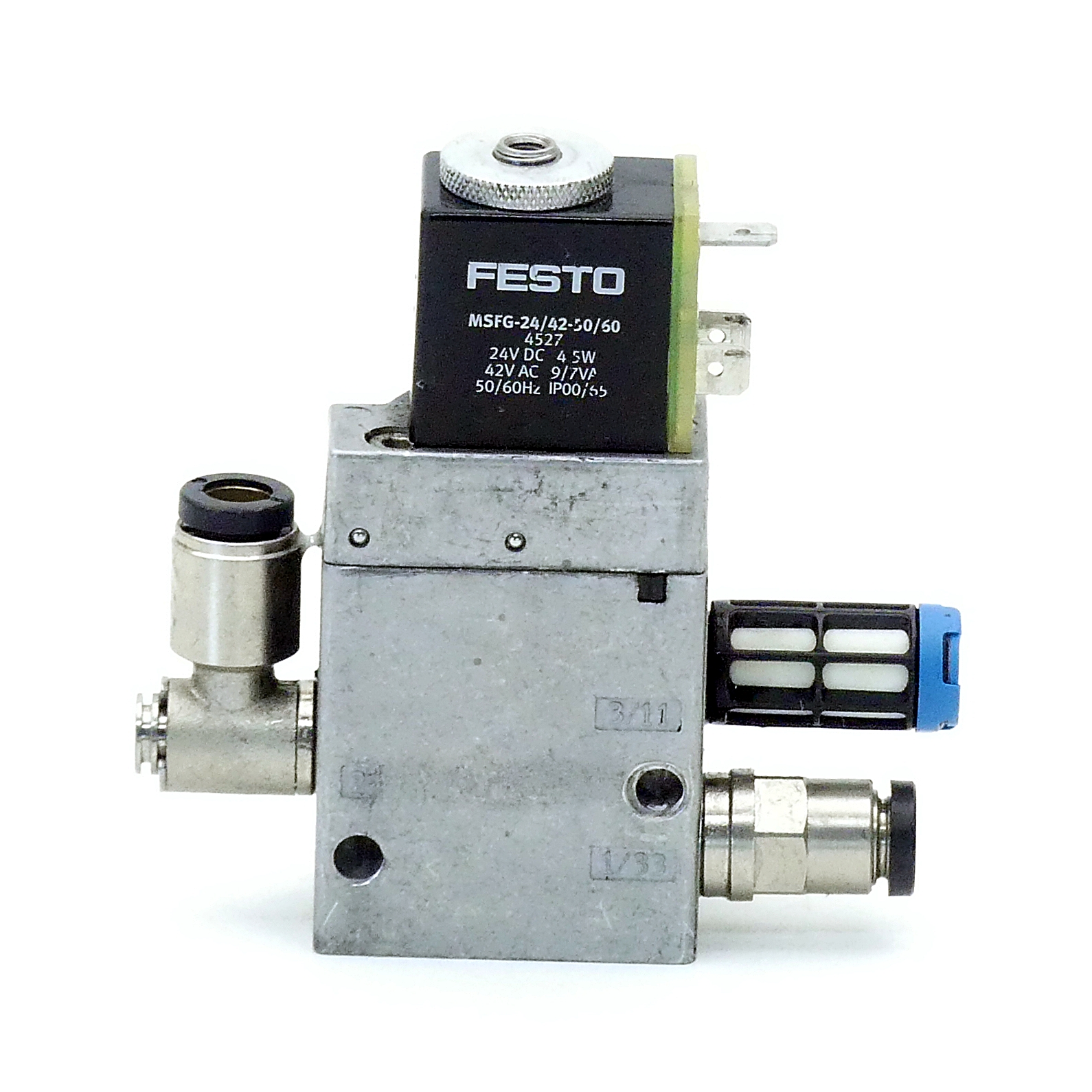 Solenoid valve MFH-3-1/8 + Magnetic coil MSFG-24/42-50/60 