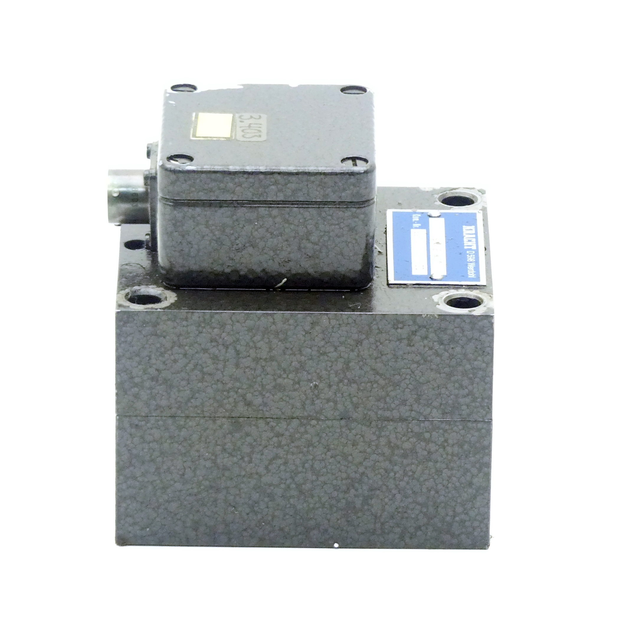 Gear flow meter